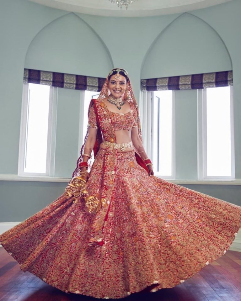 kajal aggarwal marriage lehenga price